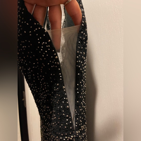 Black sequin dress (custom sizing) - Picture 3 of 5